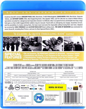 The Guns Of Navarone (Działa Navarony) [Blu-Ray]