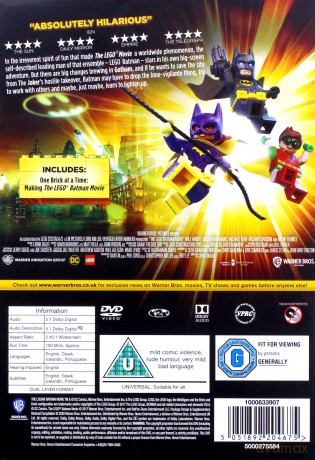 The Lego Batman Movie [DVD]