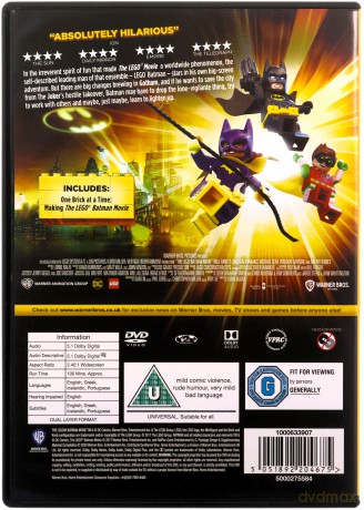 The Lego Batman Movie [DVD]
