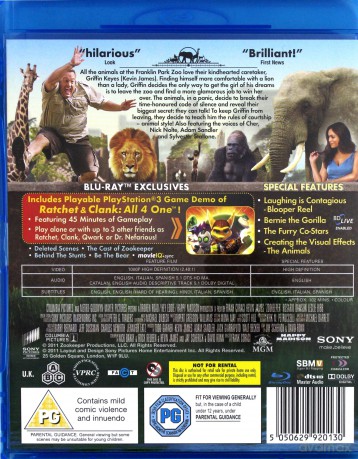 The Zookeeper [Blu-Ray]