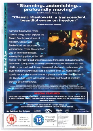 Three Colours Blue [DVD]
