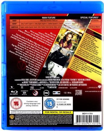 V For Vendetta [Blu-Ray]