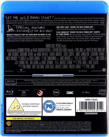 Gdzie mieszkają dzikie stwory [Blu-Ray] 