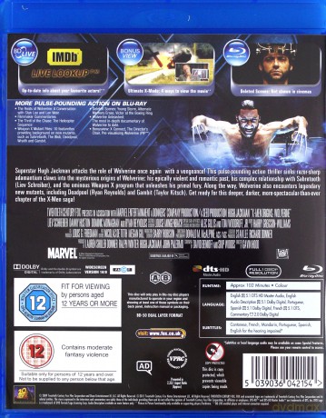 X-men Origins Wolverine [Blu-Ray]