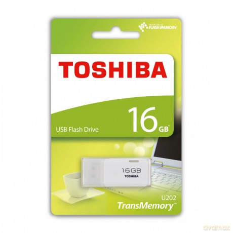 TOSHIBA PENDRIVE 16 GB USB 2.0 U202 biały