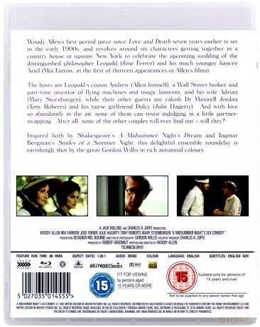 A Midsummer Nights Sex Comedy [Blu-Ray]