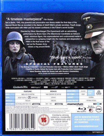 Downfall (Der Untergang) (Upadek) [Blu-Ray]