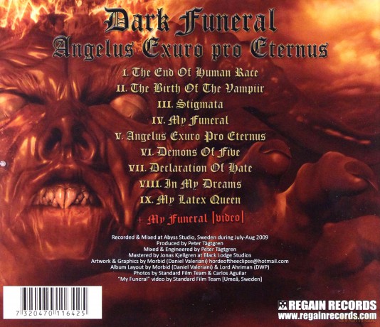 Dark Funeral: Angelus Exuro Pro Eternus [CD]