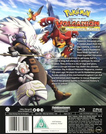 Pokemon The Movie Volcanion And The Mechanical Marvel [Blu-Ray]
