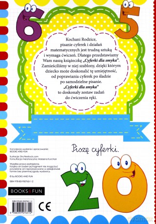 Cyferki dla smyka. Mój pierwszy zeszyt [KSIĄŻKA]