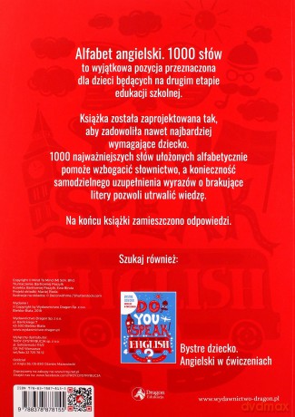 Do you speak english. Alfabet angielski 1000 słów [KSIĄŻKA]