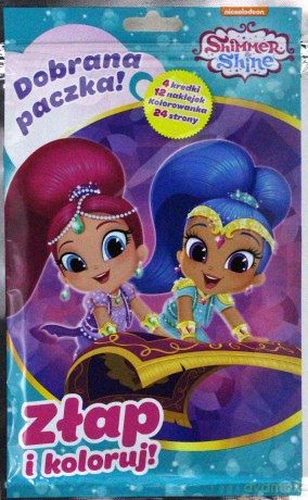 Dobrana paczka. Złap i koloruj. Shimmer and shine [KSIĄŻKA]