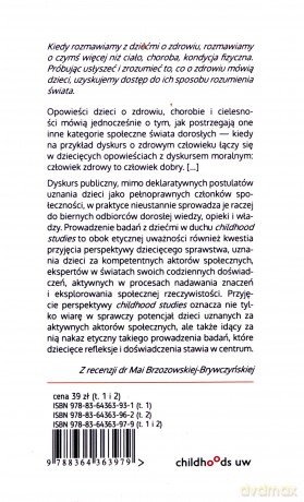 Dzieci i zdrowie. Wstęp do childhood studies (Tom 1-2) [KSIĄŻKA]