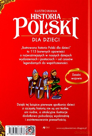 Ilustrowana historia polski dla dzieci [KSIĄŻKA]