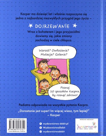 Kacper dorasta. Niezbędnik dorastającego chłopca [KSIĄŻKA]
