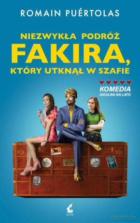 Niezwykła podróż fakira który utknął w szafie (okładka filmowa) [KSIĄŻKA]