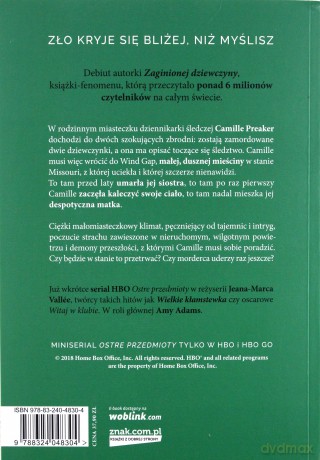 Ostre przedmioty - Gillian Flynn [KSIĄŻKA]