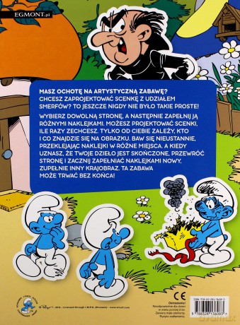 Smerfy. Książka do wyklejania [KSIĄŻKA]