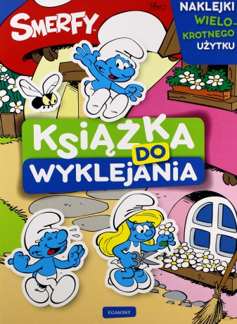 Smerfy. Książka do wyklejania [KSIĄŻKA]