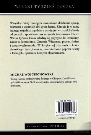 Wielki tydzień Jezusa [KSIĄŻKA]