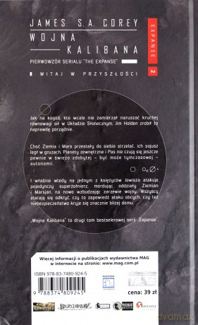Wojna Kalibana Expanse (Tom 2) [KSIĄŻKA]