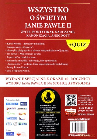 Wszystko o świętym Janie Pawle II [KSIĄŻKA]