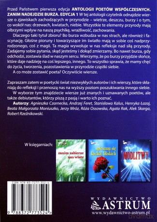 Zanim nadejdzie burza. Wiersze o przyrodzie. Antologia poetów współczesnych [KSIĄŻKA]