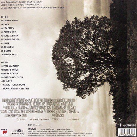 American Pastoral soundtrack [Winyl]