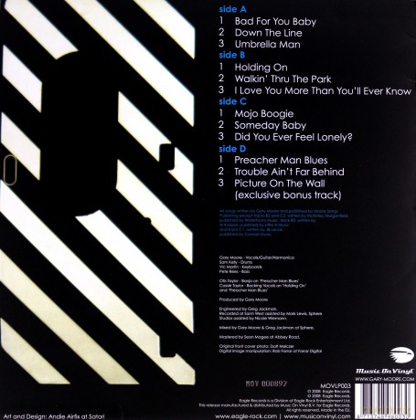 Gary Moore: Bad For You Baby [Winyl]