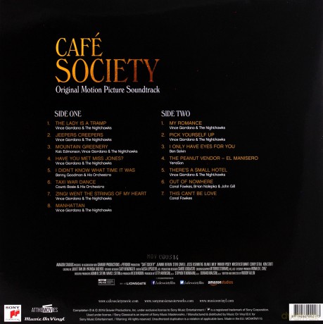 Cafe Society soundtrack [Winyl]
