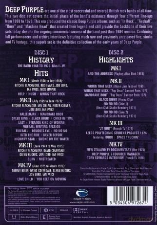 Deep Purple: History Hits & Highlights 68-76 [2DVD]