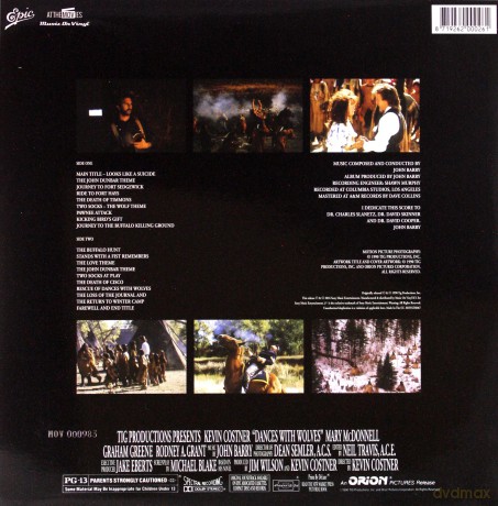 Dances With Wolves soundtrack [Winyl]