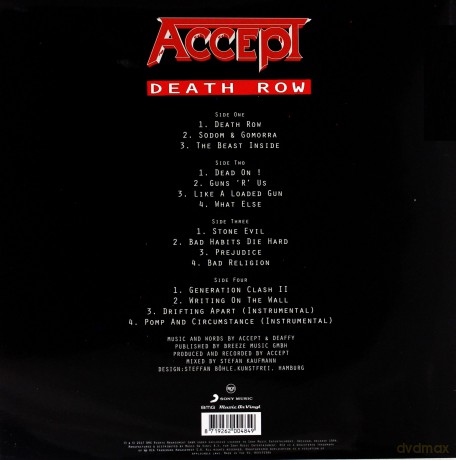 Accept: Death Row [Winyl]