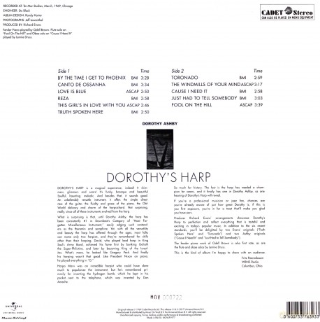 Dorothy Ashby: Dorothy's Harp [Winyl]