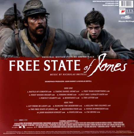 Free State Of Jones.. soundtrack [Winyl]