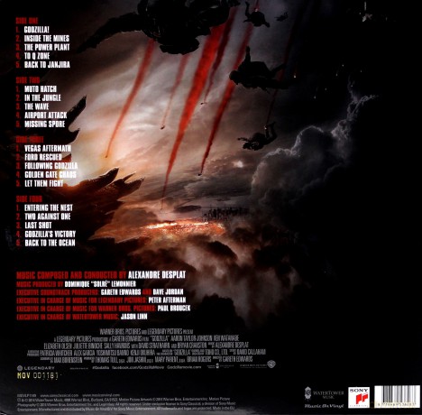 Godzilla (2014) soundtrack [Winyl]