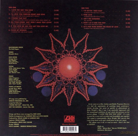 Betty Wright: I Love The Way You [Winyl]
