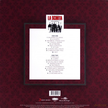 La Scorta soundtrack (Ennio Morricone) [Winyl]