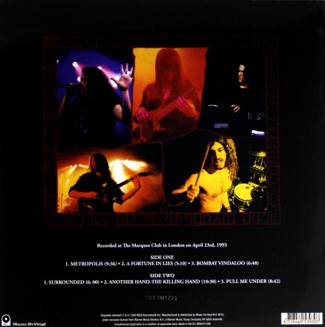 Dream Theater: Live At The Marquee (Limited) [Winyl]