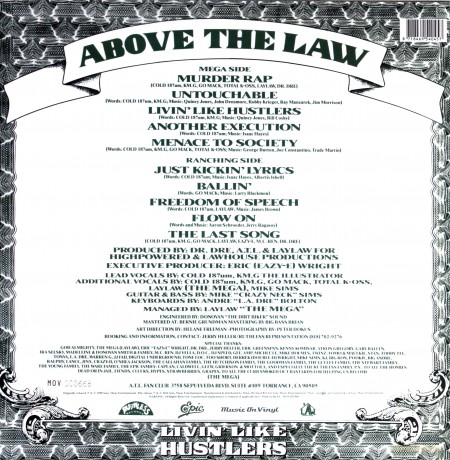 Above The Law: Livin' Like Hustlers [Winyl]