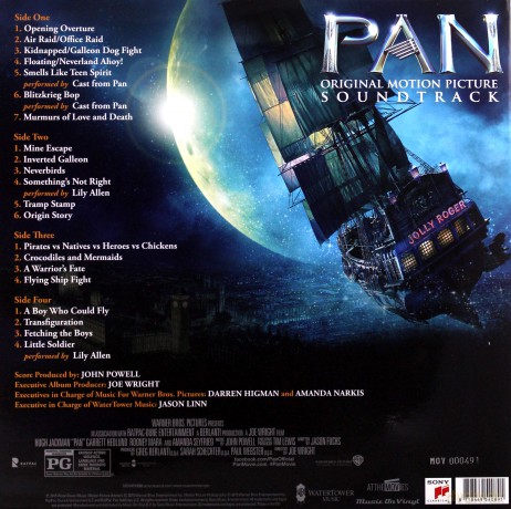 Pan (JOHN Powell) soundtrack [Winyl]