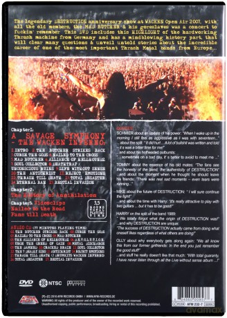 Destruction: A Savage Symphony Limited Edition [CD]+[DVD]