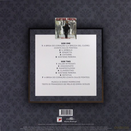 Sostiene Pereira soundtrack (Ennio Morricone) [Winyl]