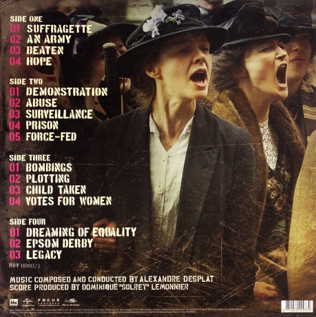 Suffragette soundtrack [Winyl]