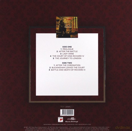 Symphony For Richard III soundtrack (Ennio Morricone) [Winyl]