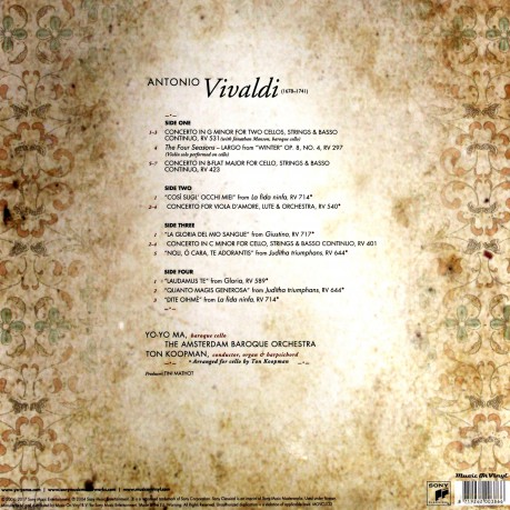 Yo-Yo Ma: Vivaldi's Cello [Winyl]