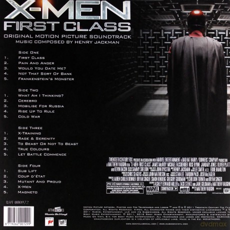 X-Men: First Class.. soundtrack [Winyl]