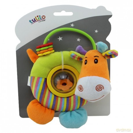 Grzechotka z dodatkami New Baby - Żyrafa