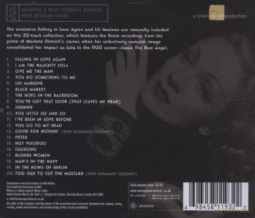 Marlene Dietrich: Falling In Love Again [CD]
