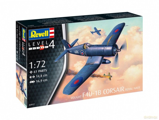 Model plastikowy F4U-1B Corsair Royal Navy